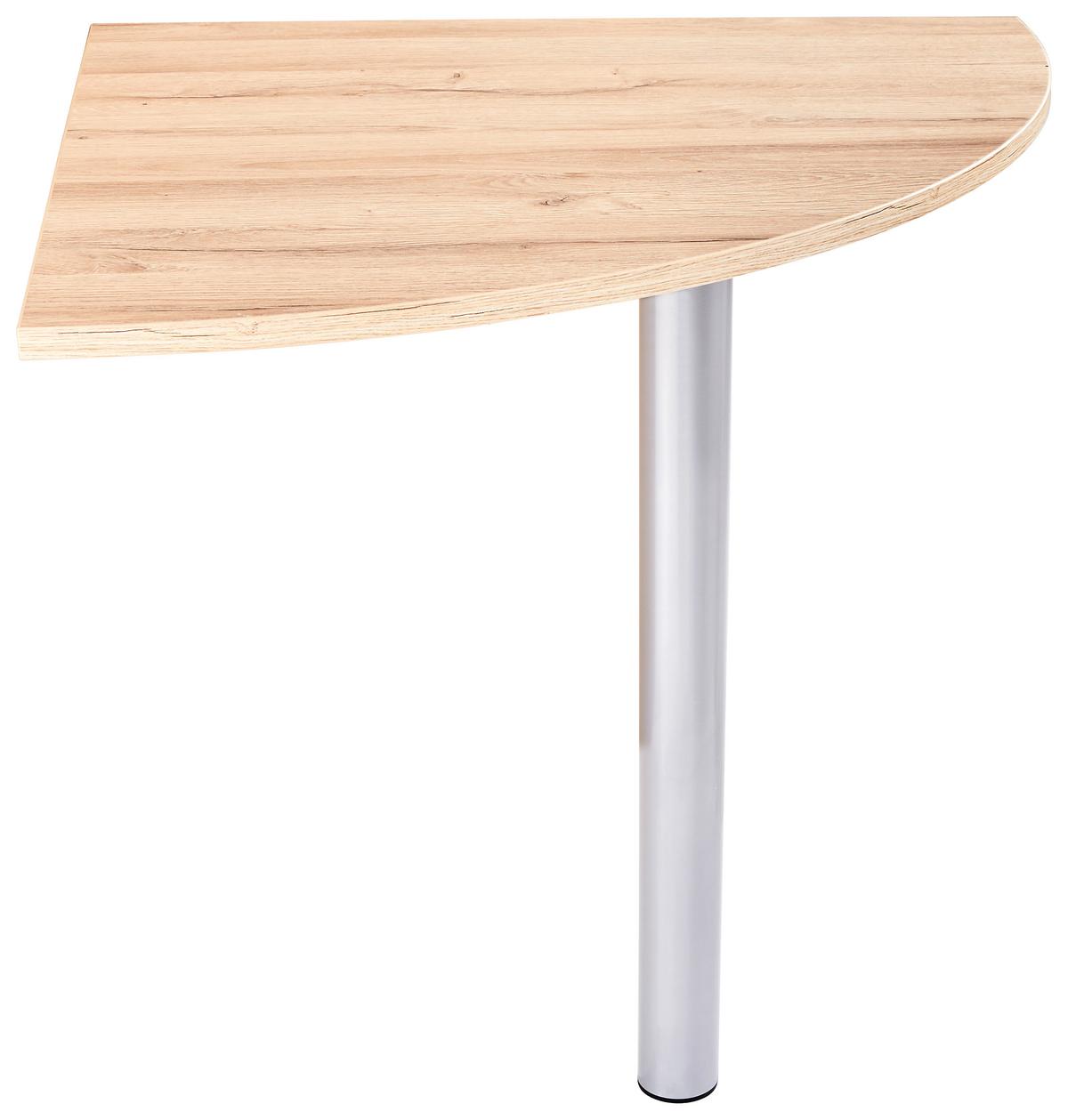 Kotna Povezovalna Plošča Mindi, Barva Hrasta - barve hrasta, Moderno, kovina/umetna masa (70/72/70cm) - Mömax