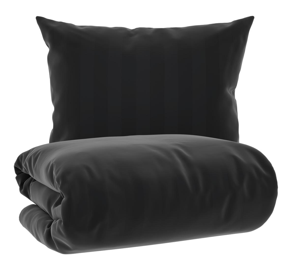 Lenjerie de pat Xenia Streif, 50x70/140x200 cm - negru, Modern, textil (140/200cm) - Premium Living