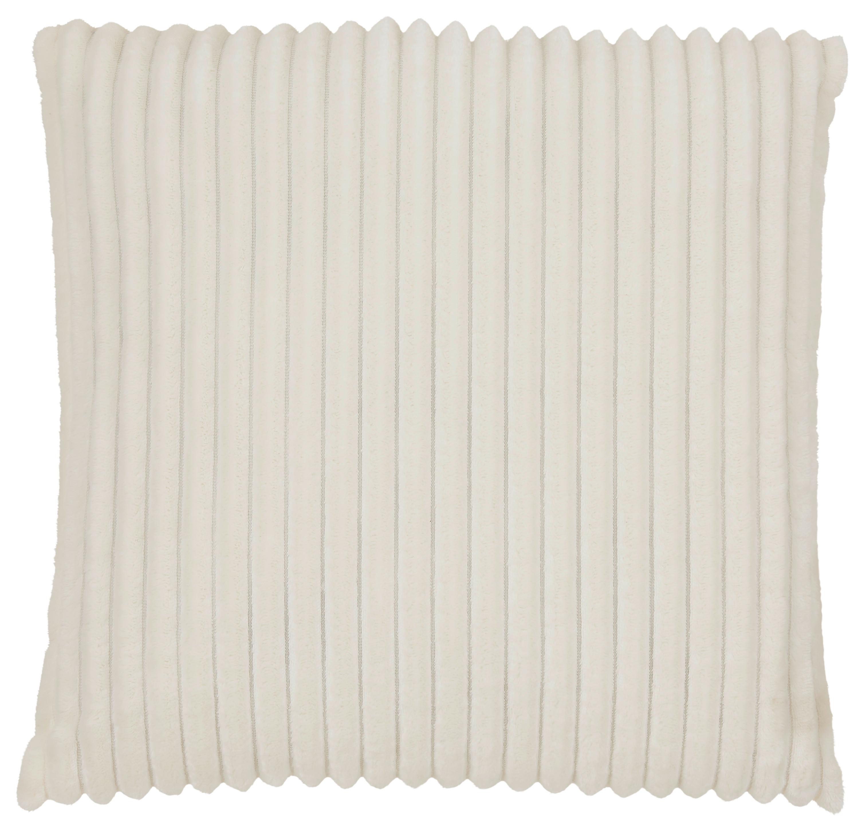 Zierkissen Cordi in Creme ca. 45x45cm - Creme, KONVENTIONELL, Textil (45/45cm) - Modern Living