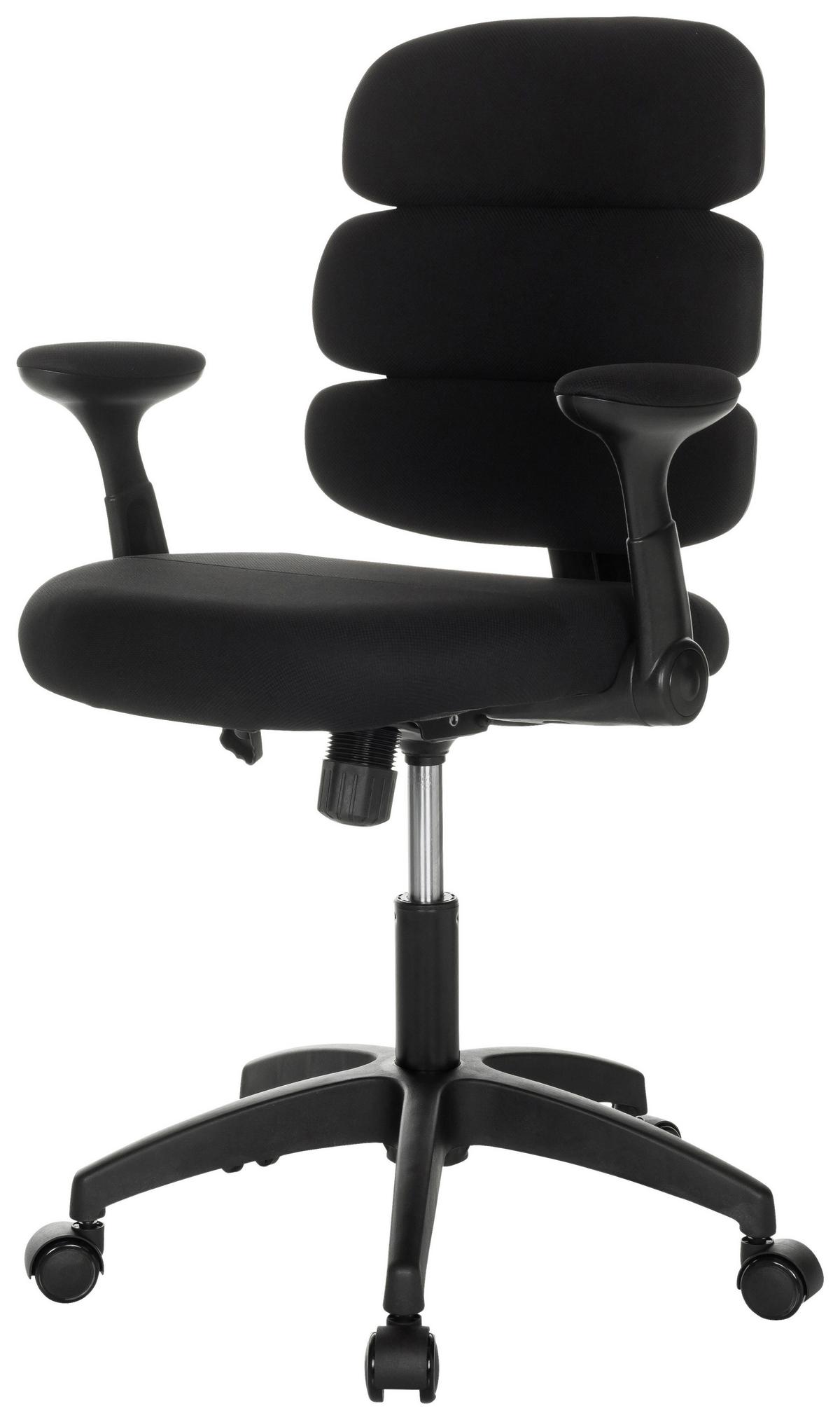Mladinski Vrtljivi Stol Kid Ergolino B, Črna - črna, Basics, umetna masa/tekstil (62/86-97/62cm) - MID.YOU