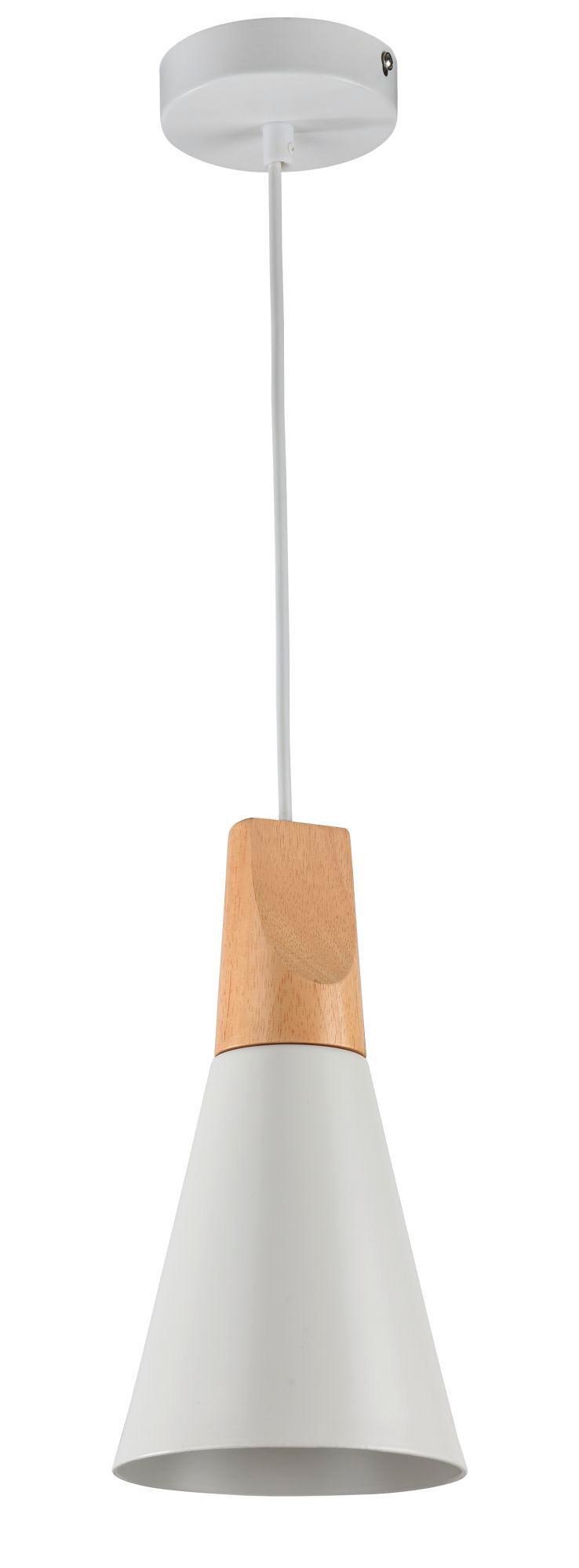 Pendelleuchte Bicones Weiß max. 60 Watt - Weiß, Trend, Holz/Metall (14/16.5cm) - MAYTONI