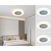 LED-TAKLAMPA LUFTIKU - vit/kromfärg, Klassisk, metall/plast (58/14,5cm) - Premium Living