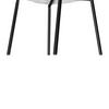 STOL ELORA - ljusgrå/grå, Modern, metall/textil (48/86/55cm) - Bessagi Home