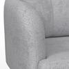 STOL MED ARMSTÖD MARIETTA - ljusgrå/svart, Modern, metall/trä (66/90/60cm) - Bessagi Home