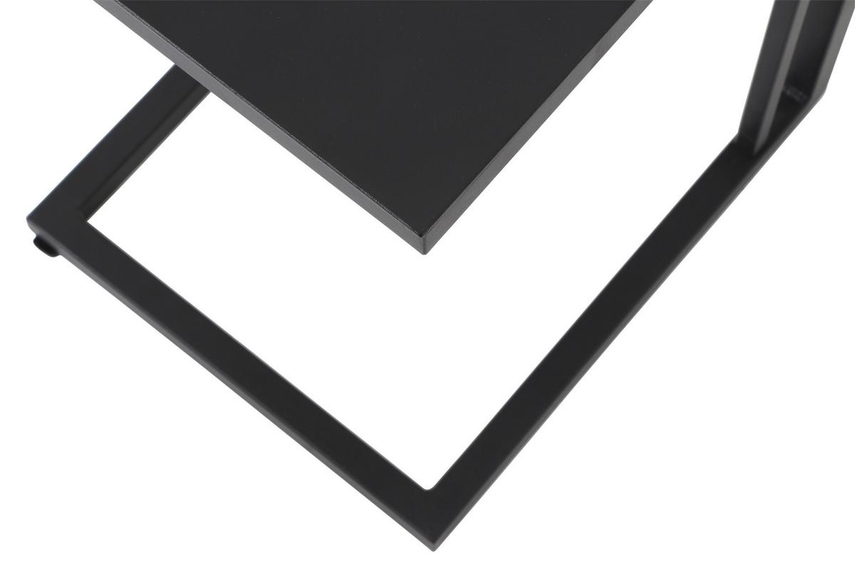 Gartenbeistelltisch Ramo Anthrazit - Anthrazit, Basics, Metall (33,5/50/40cm) - Siena Garden