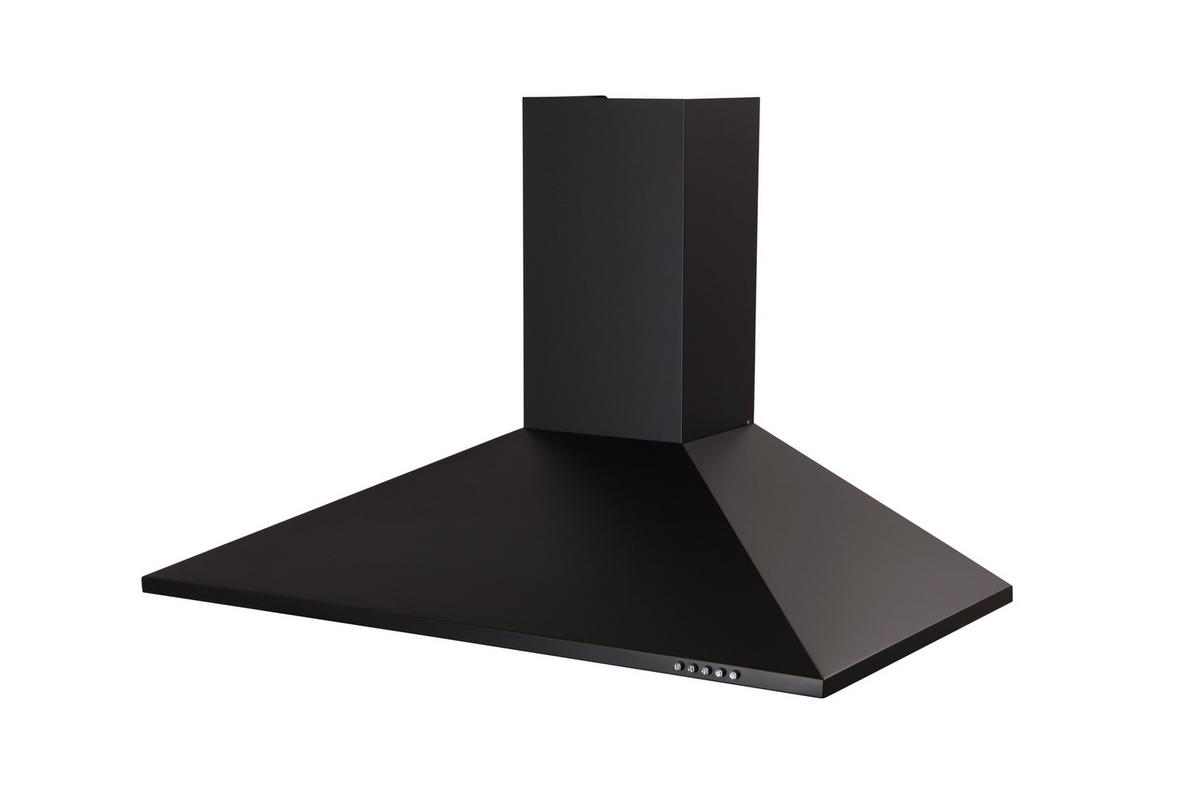 Kuhinjska Napa Karena, 90cm - črna, Basics, kovina (90/58-96/47,5cm) - Respekta