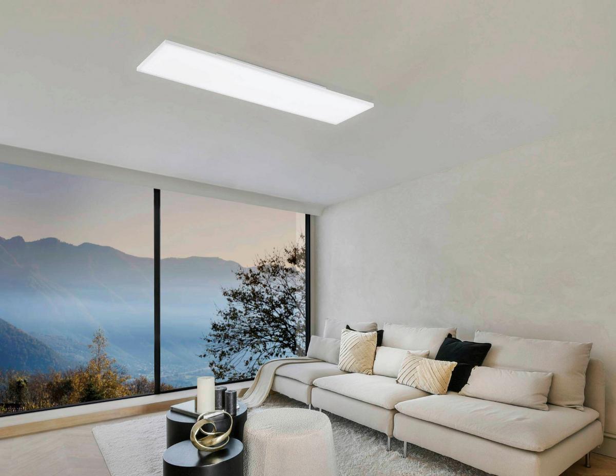 LAMPA SUFITOWA LED 900061* TURCONA-Z - biały, Design, tworzywo sztuczne/metal (120/30/5cm) - Eglo