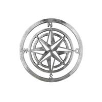 Aluminiumbild Silberfarben - Silberfarben, MODERN, Metall (50cm)