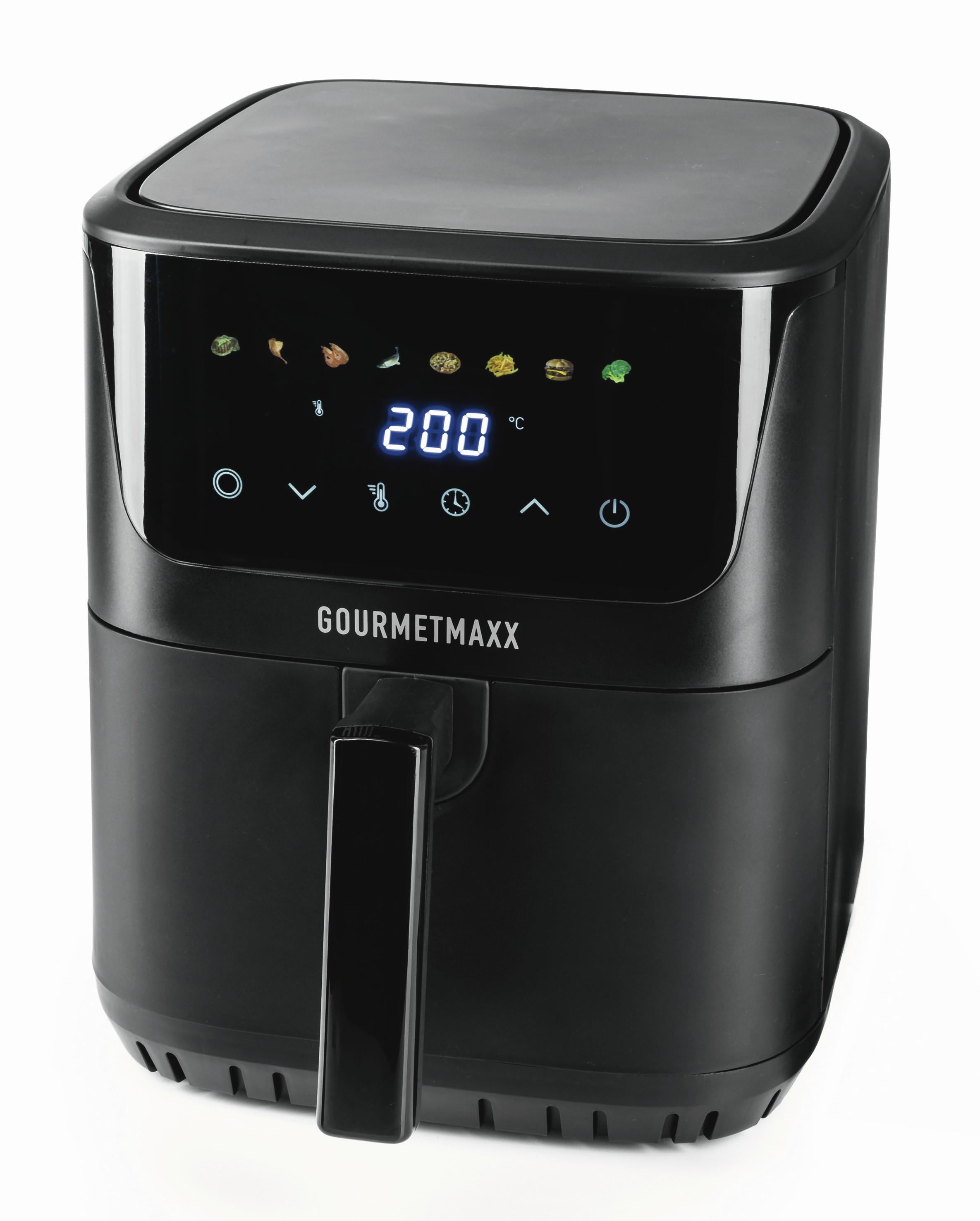 Forrólevegős Sütő Gourmetmaxx - fekete, műanyag/fém (38/28,5/29cm)