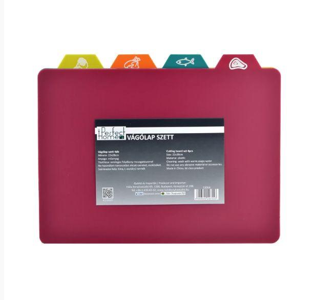 Vágódeszkakészlet Color - műanyag (22/28cm)