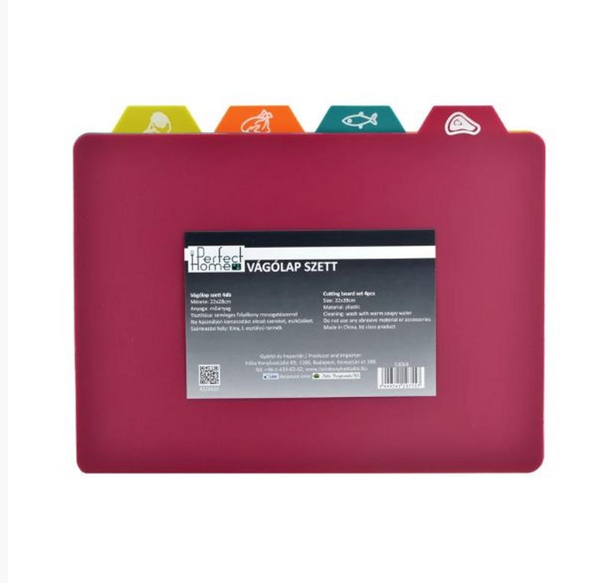 Vágódeszkakészlet Color - műanyag (22/28cm)