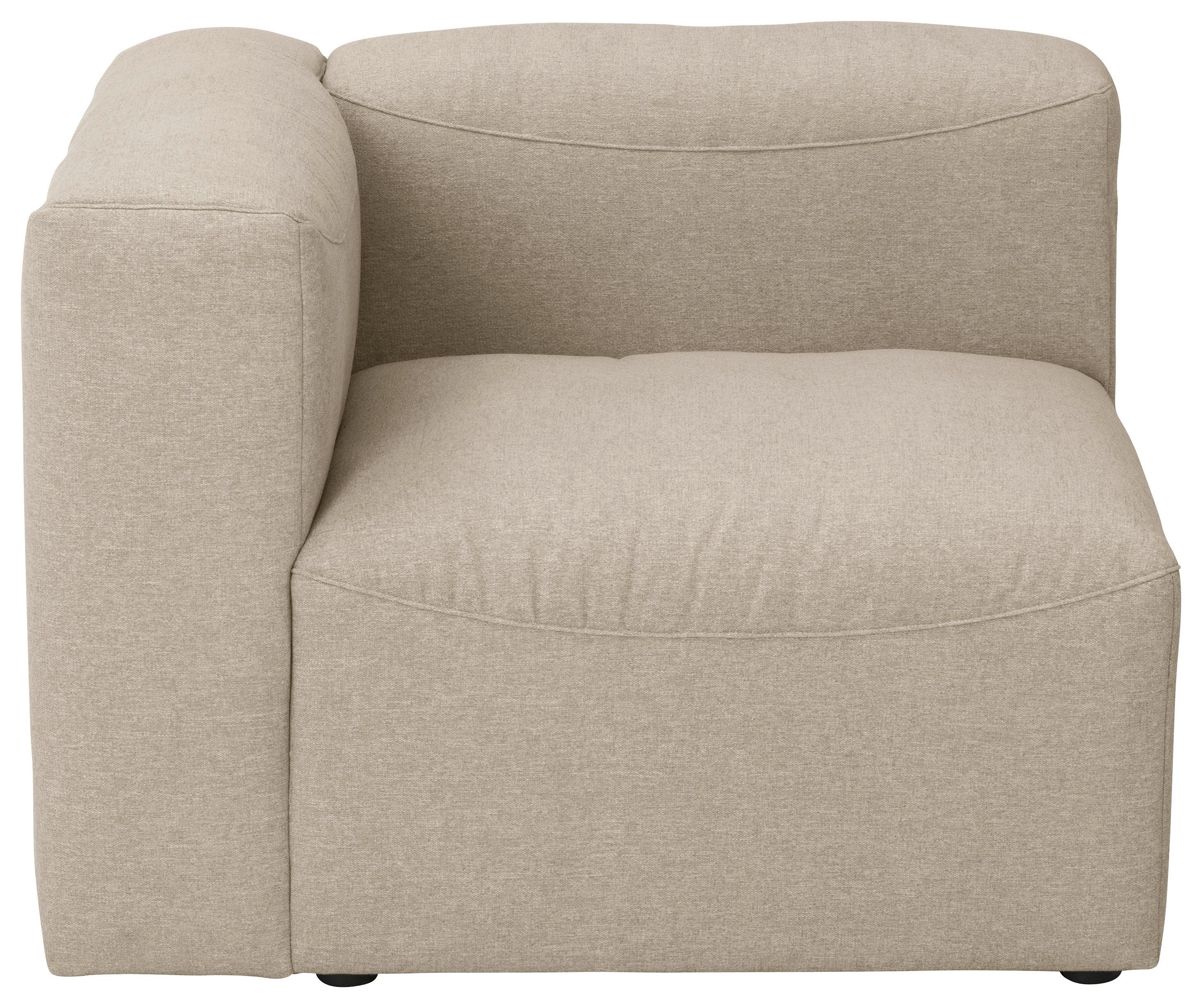 SOFAELEMENT LENA - Creme, Design, Kunststoff/Textil (100/73/100cm) - Max Winzer