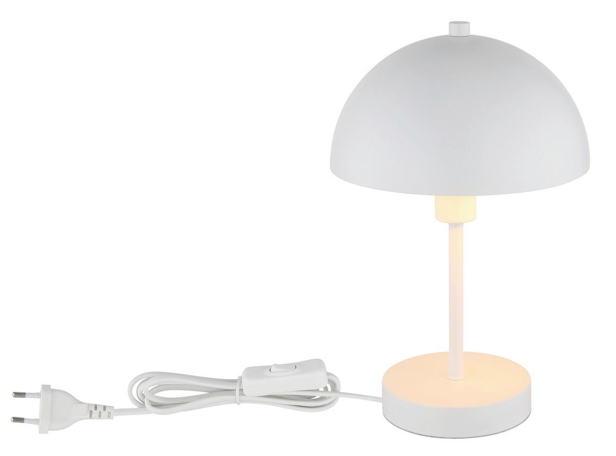 TISCHLEUCHTE 24009 W ATOMA I - Weiss, Design, Kunststoff/Metall (20/31cm) - Globo