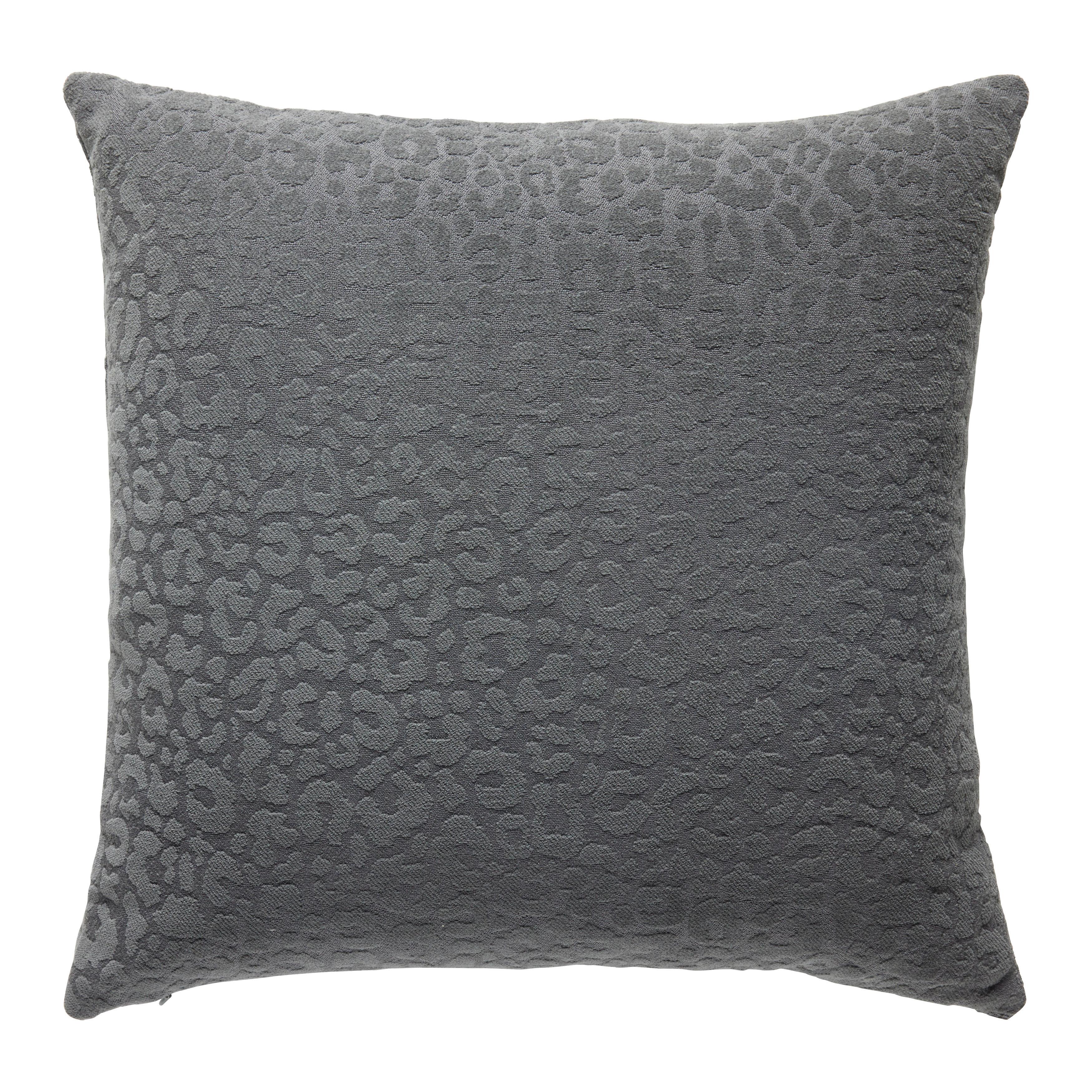 Zierkissen Leo Schwarz ca. 45x45cm - Schwarz, Romantik / Landhaus (45/45cm) - Mömax