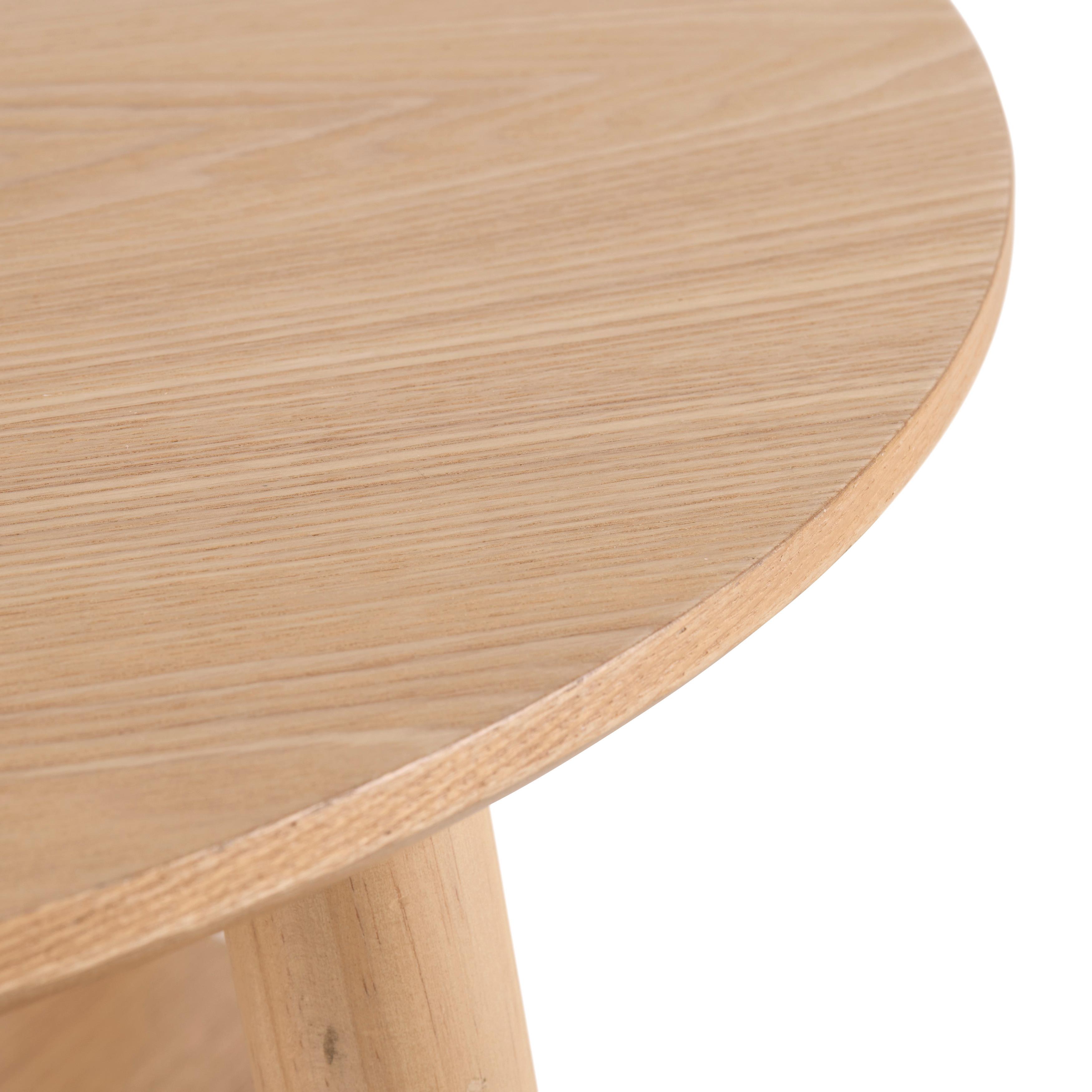 SOFFBORD FREDDY - naturfärgad, Modern, trämaterial/trä (60/43cm) - Mömax