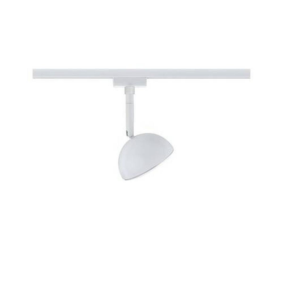 Schienensystem-Strahler Spot Hemi in Weiß max. 5 Watt - Weiß, Basics, Kunststoff/Metall (10/17,0cm) - Paulmann