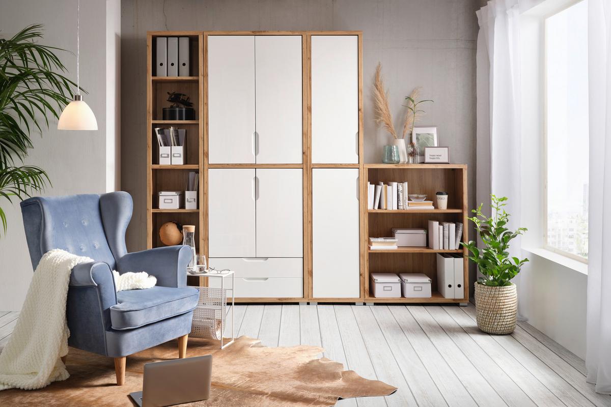 Türenset In Weiss Hochglanz - Modern (74/103/2cm) - Mömax