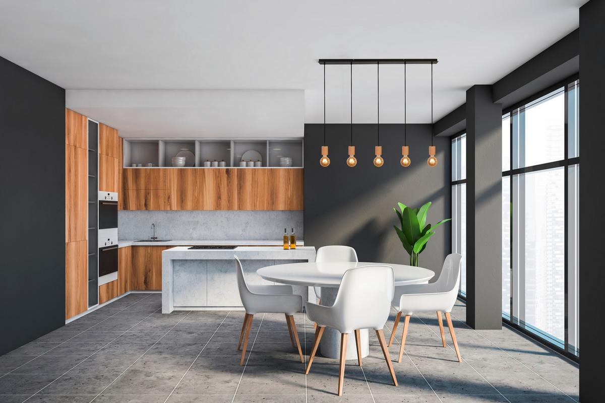 Függőlámpa 50212-5na - natúr színű/fekete, Natur, fa/fém (10/9/115cm)