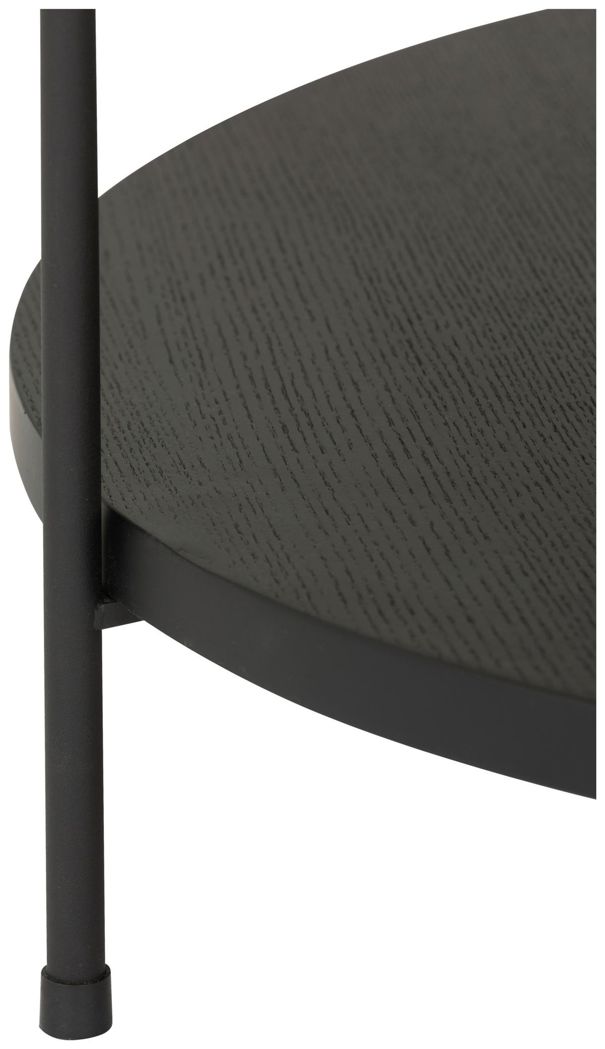 Stolić Rondo 2 - prirodne boje/crna, Moderno, drvni materijal/drvo (60/40/60cm) - Modern Living