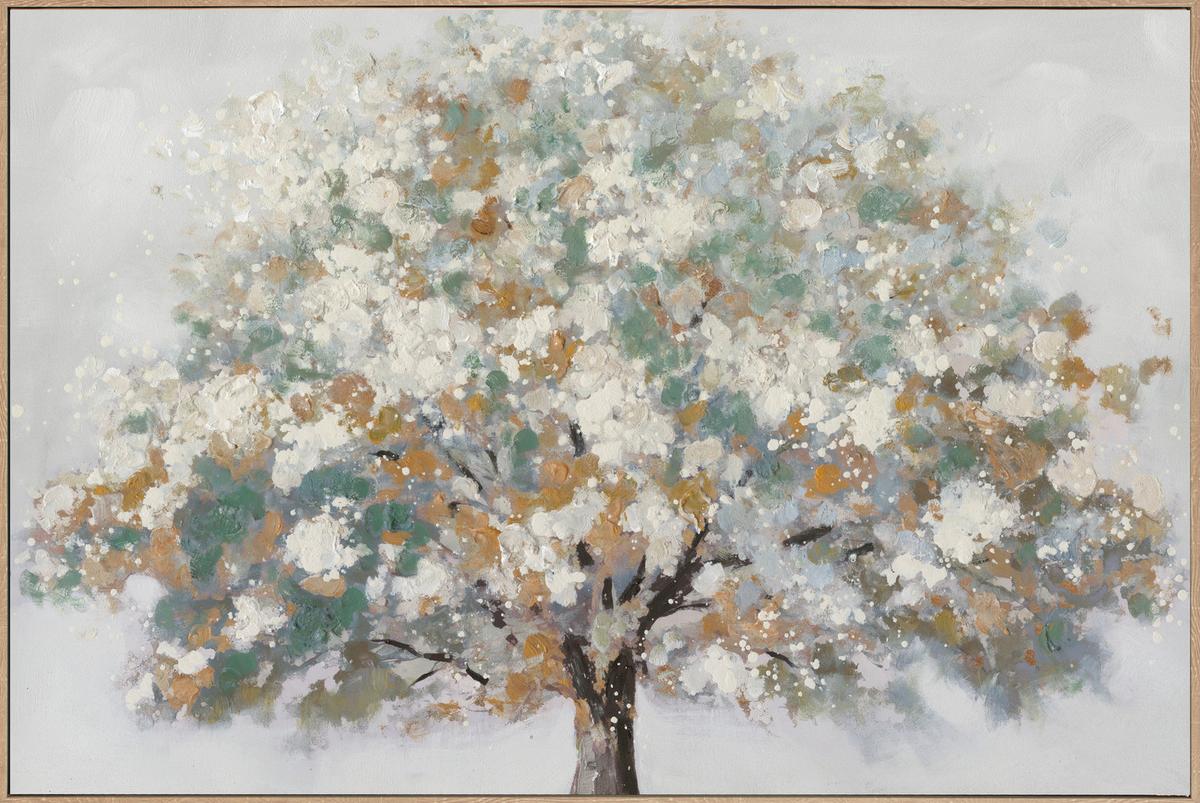 Leinwandbild Winnie Multicolor ca. 82,6x122,6cm - Beige/Multicolor, Modern, Holzwerkstoff/Kunststoff (82,6/122,6/4,5cm) - Mömax