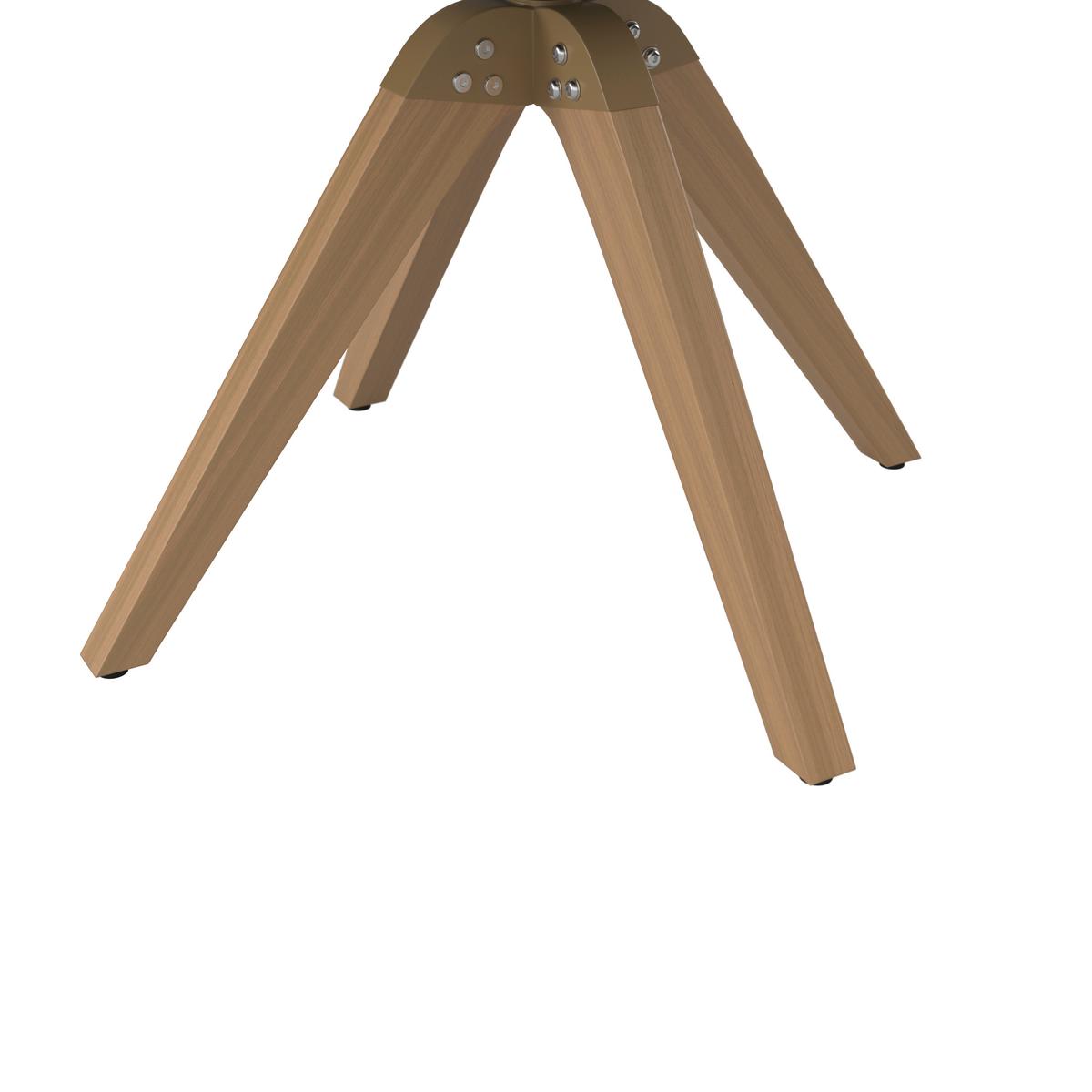 Naslanjač Sally, Bež, Vrtljiv - barve bukve/bež, Moderno, tekstil/les (61/84/58cm) - Bessagi Home