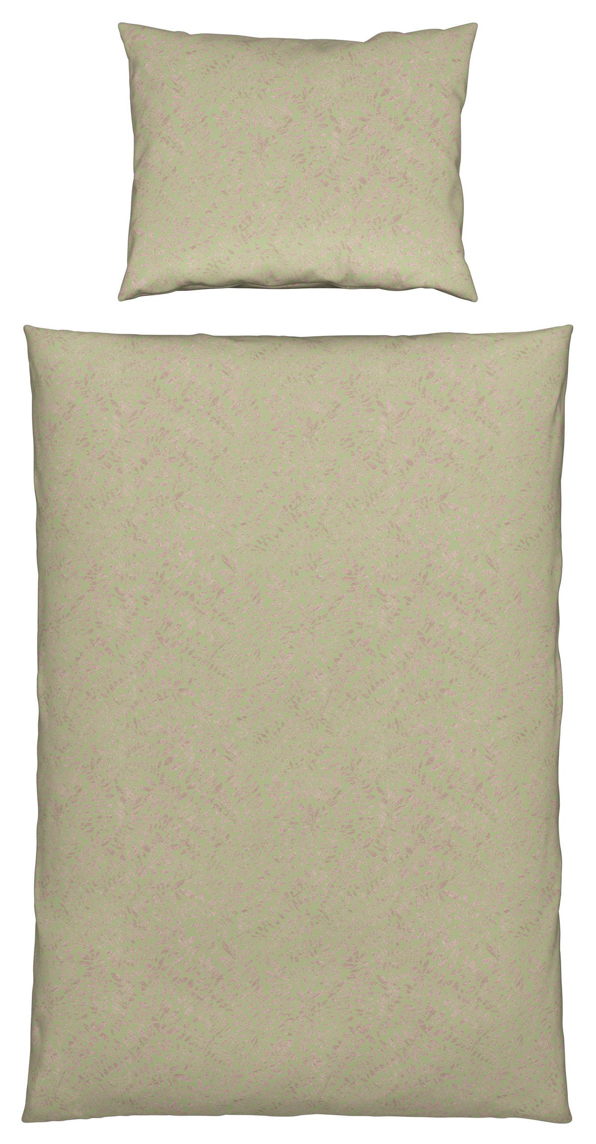 Lenjerie de pat Lorita, cca. 140x200/50x70 cm - verde, textil (140/200cm) - Modern Living