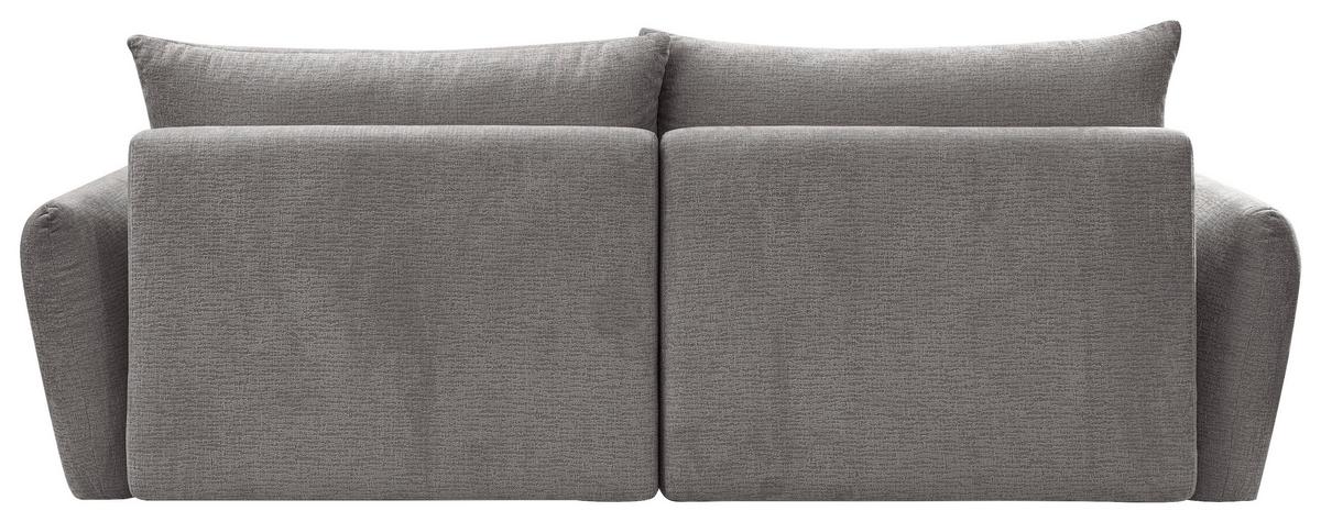 Trosjed Alia - tamno siva/crna, Moderno, tekstil/plastika (254/74-94/119cm) - Premium Living