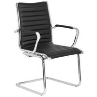 Konferenčni Stol Vermona V Pu, Črna - črna, Basics, kovina/tekstil (54/90/50cm) - MID.YOU