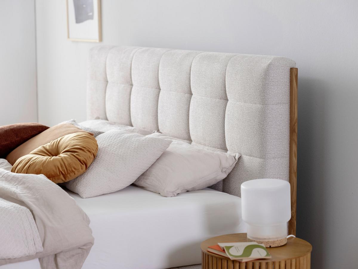 Boxspringbett Lavenito Weiß ca. 160x200cm - Schwarz/Weiß, KONVENTIONELL, Textil (160/200cm) - Premium Living