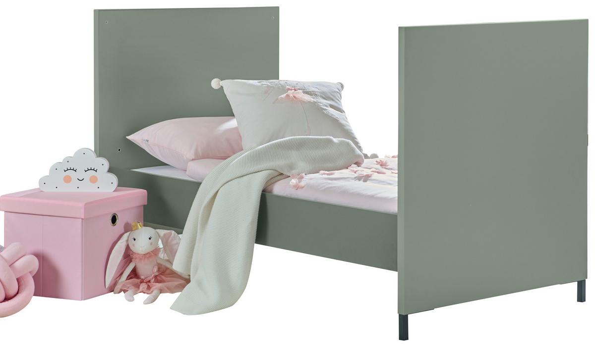 BOKI DO PRZEBUDOWY ŁÓŻECZKA MIA 0414_ST - zielony, Basics, materiał drewnopochodny (139/16/2cm) - Jimmylee