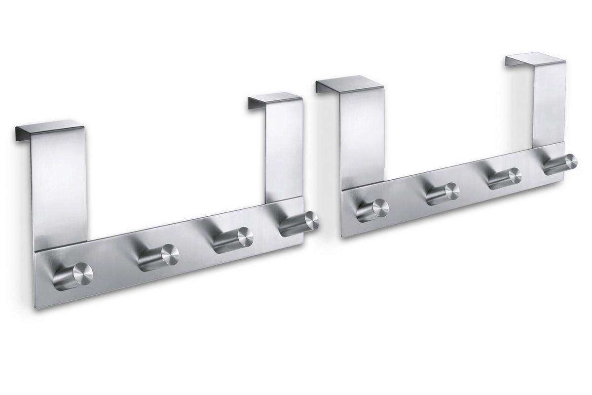 HACZYK NA DRZWI 20753 - kolor stalowy, Basics, metal (27/13,5/6cm) - Zack