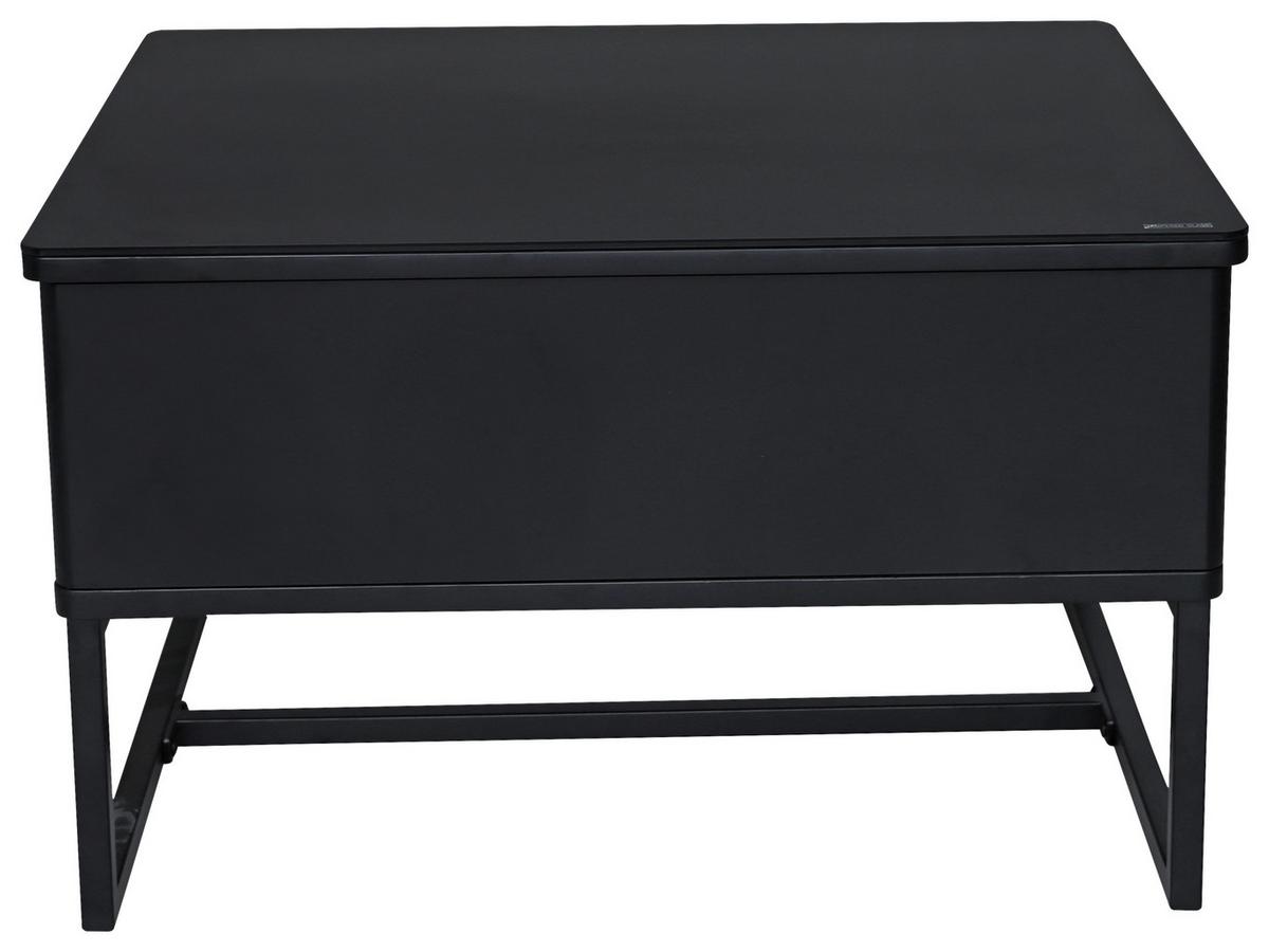STOLIK KAWOWY WILNO - czarny, Design, metal (70/40,5-65,5/60cm) - Livetastic
