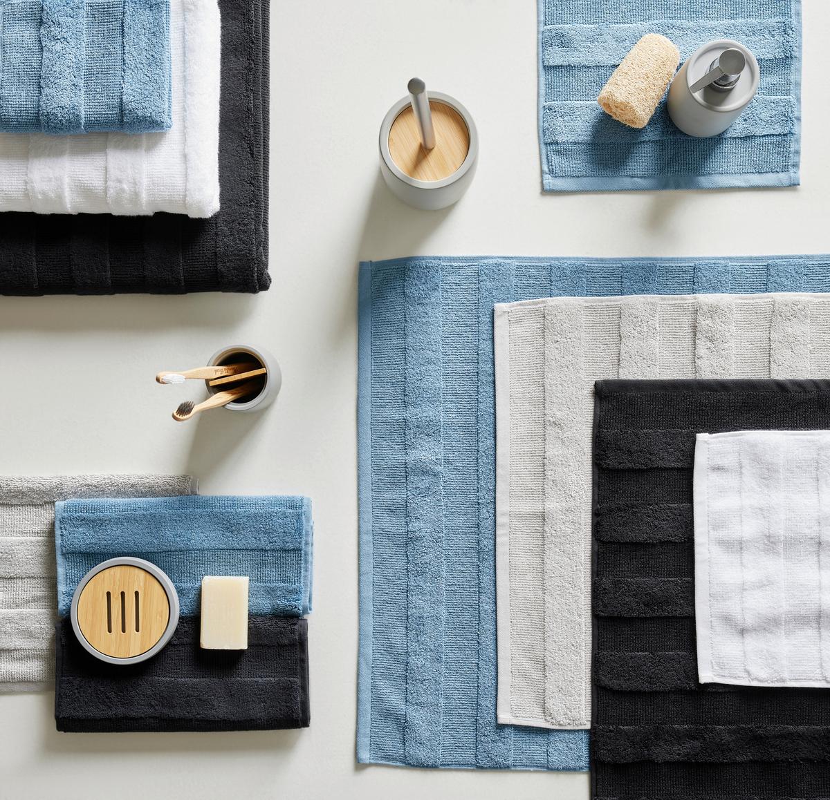 Vendégtörölköző Chris 30/50cm - fekete, textil (30/50cm) - Premium Living
