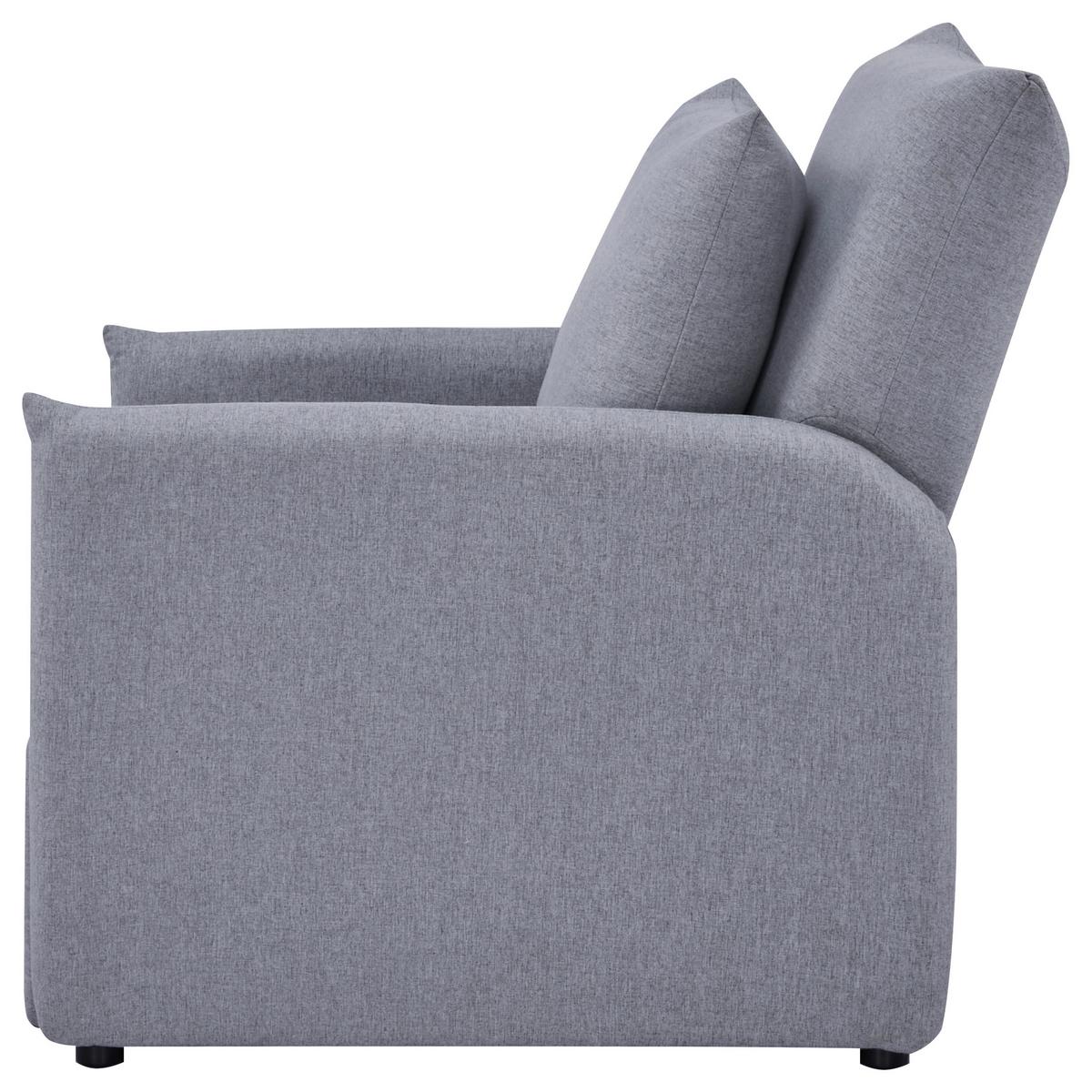 Fotelja Na Razvlačenje Celine - siva/crna, Moderno, drvo/tekstil (84/97/102cm) - Mömax