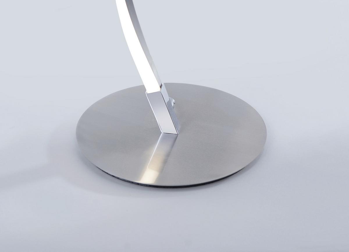 LAMPA STOJĄCA LED 9140-55 POLINA - kolor niklowy, Konventionell, metal (20/20/136cm) - Paul Neuhaus