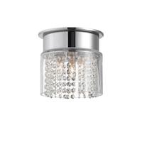 Deckenleuchte Lyse max. 40 Watt - Chromfarben/Transparent, Basics (21/21/20cm) - Markslöjd
