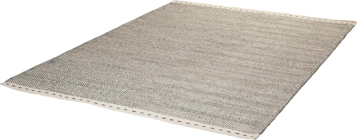 Covor cu țesătură plată My Jaipur, cca. 80x150cm - argintiu, Natur, textil (80/150cm)