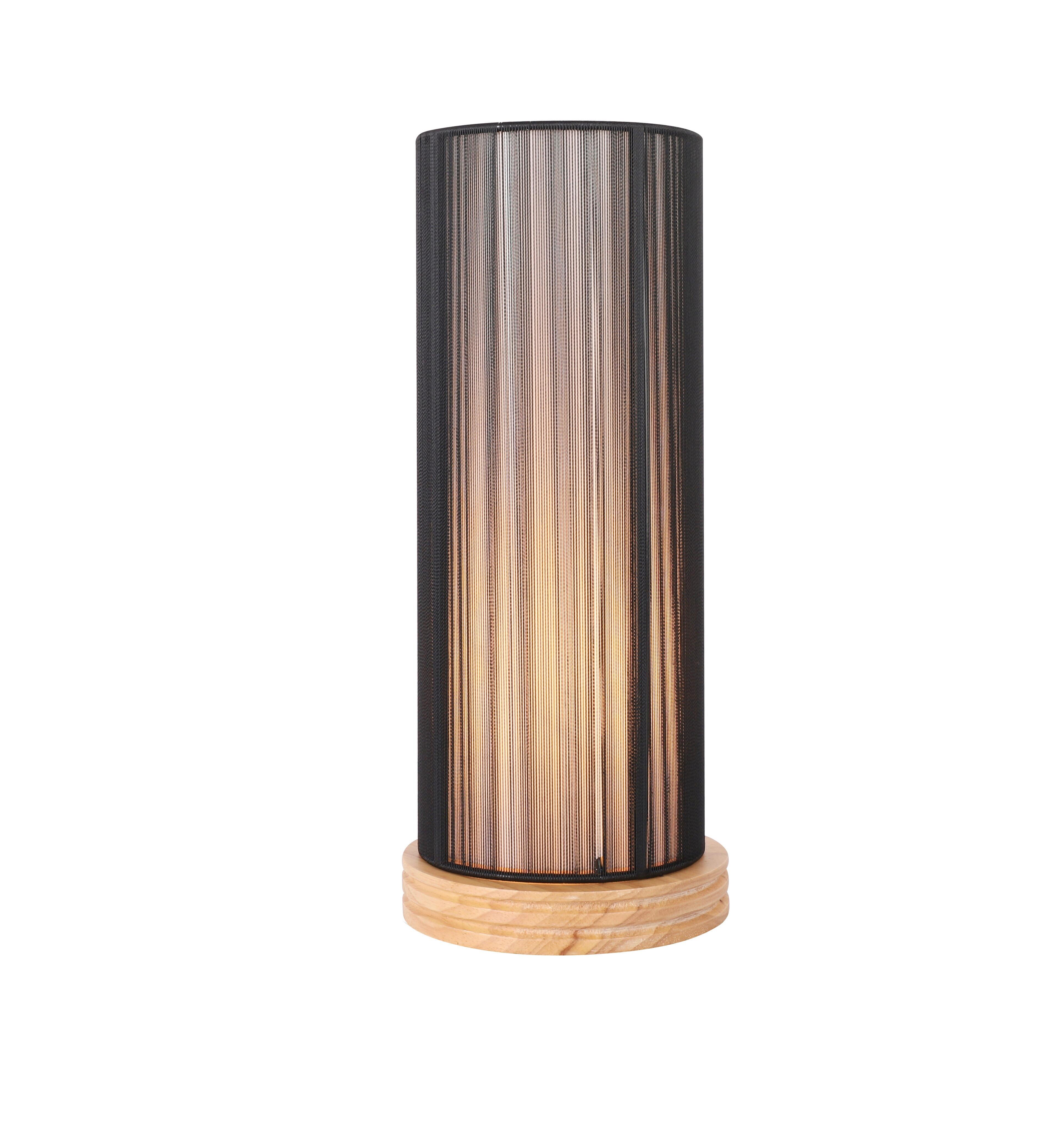 Svjetiljka Stolna 50501215 - crna, Basics, drvo/tekstil (14/14/33cm)