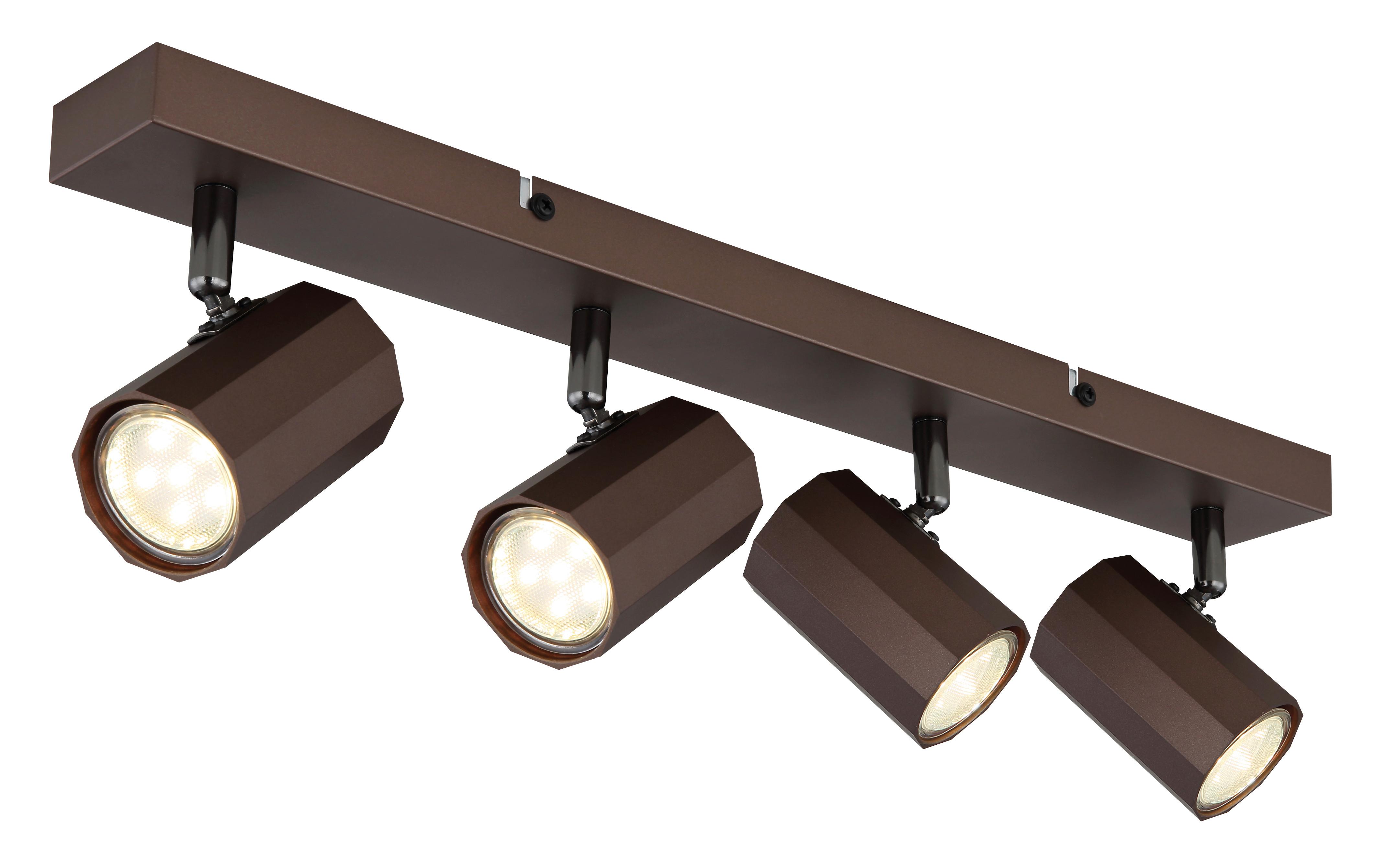 Reflektor James - barve brona, Konvencionalno, kovina (53/6/14,5cm) - Globo