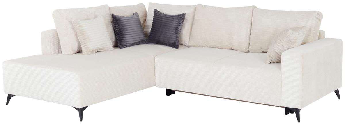 Canapea modulara VIKTOR - crem, Modern, textil (212/270cm) - Modern Living
