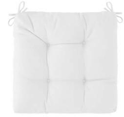 Ülőpárna Elli 40/40 - fehér, textil (40/40/7cm) - Mömax