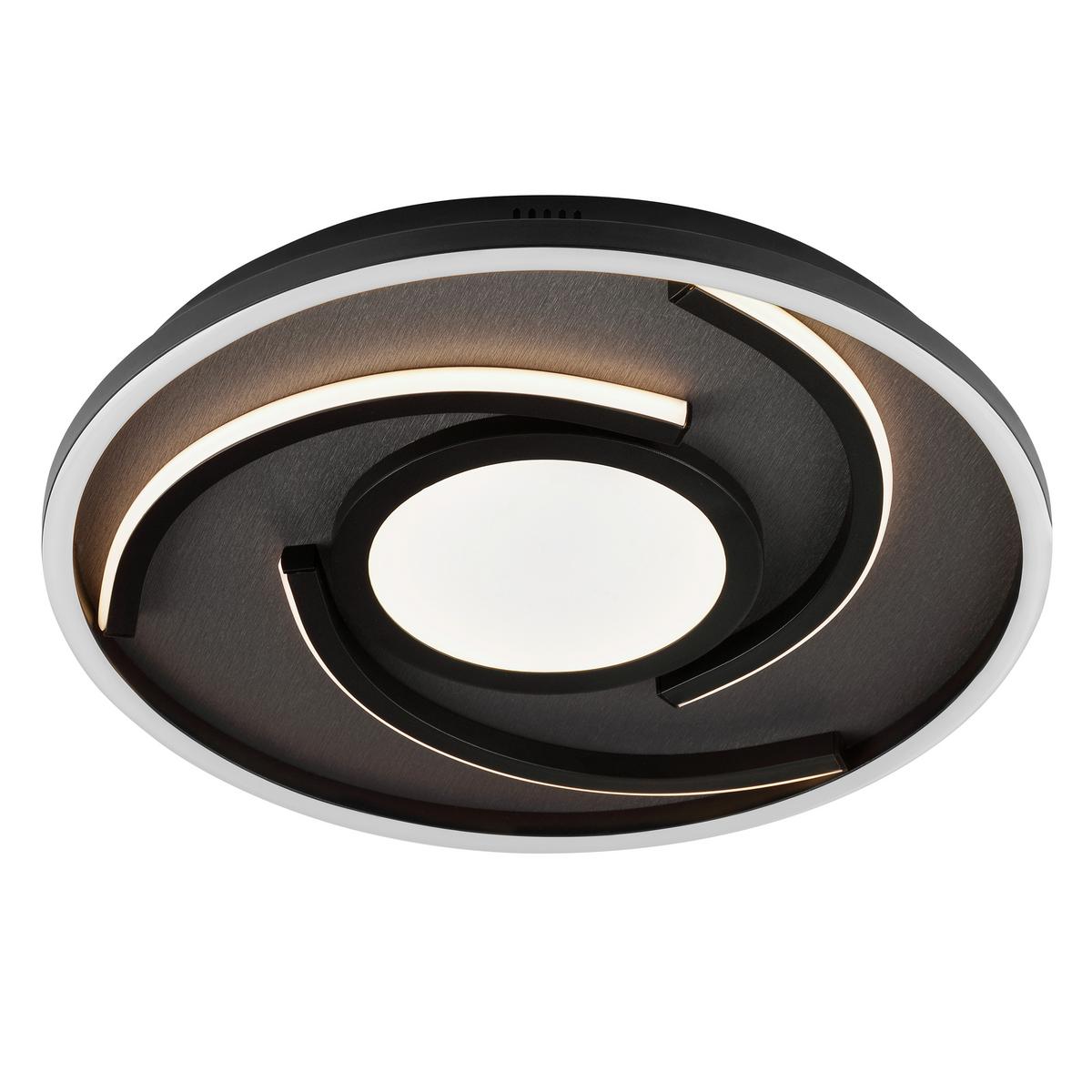 LAMPA SUFITOWA LED G81197/76 HARDY - czarny, Design, tworzywo sztuczne/metal (35/4,8cm) - Brilliant