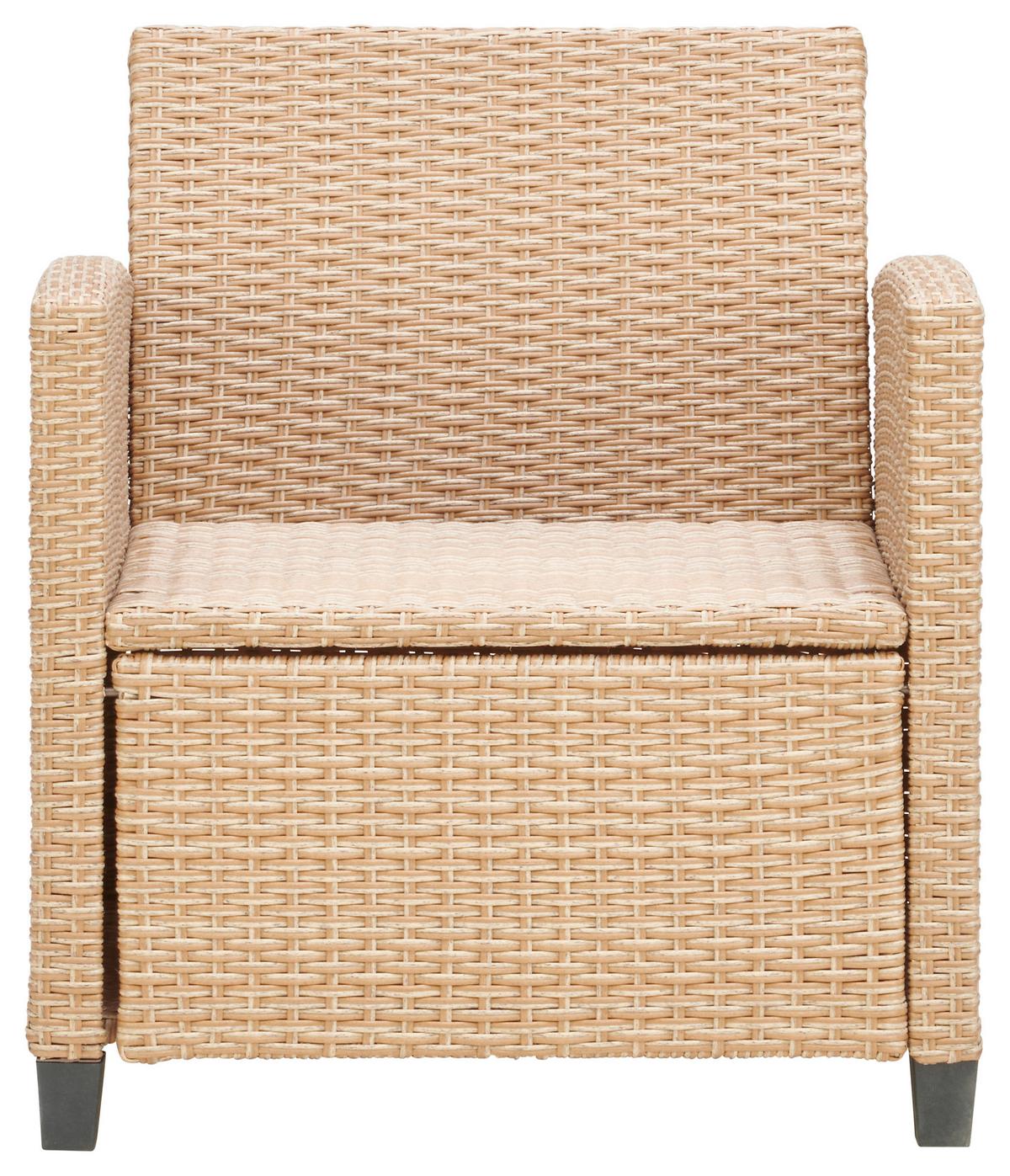 Lounge Garnitura Porto-multi, Svetlo Rjava, 6-Delni Set - svetlo rjava/siva, Moderno, umetna masa/tekstil (190/237cm) - Beldano