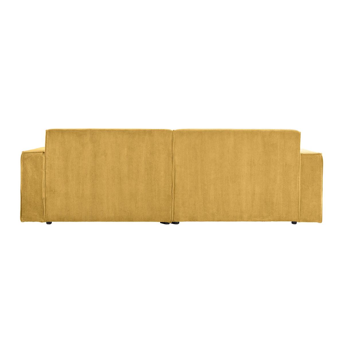 Wohnlandschaft Loft Senfgelb - Senfgelb/Schwarz, MODERN, Kunststoff/Textil (265/75/172cm) - Mömax