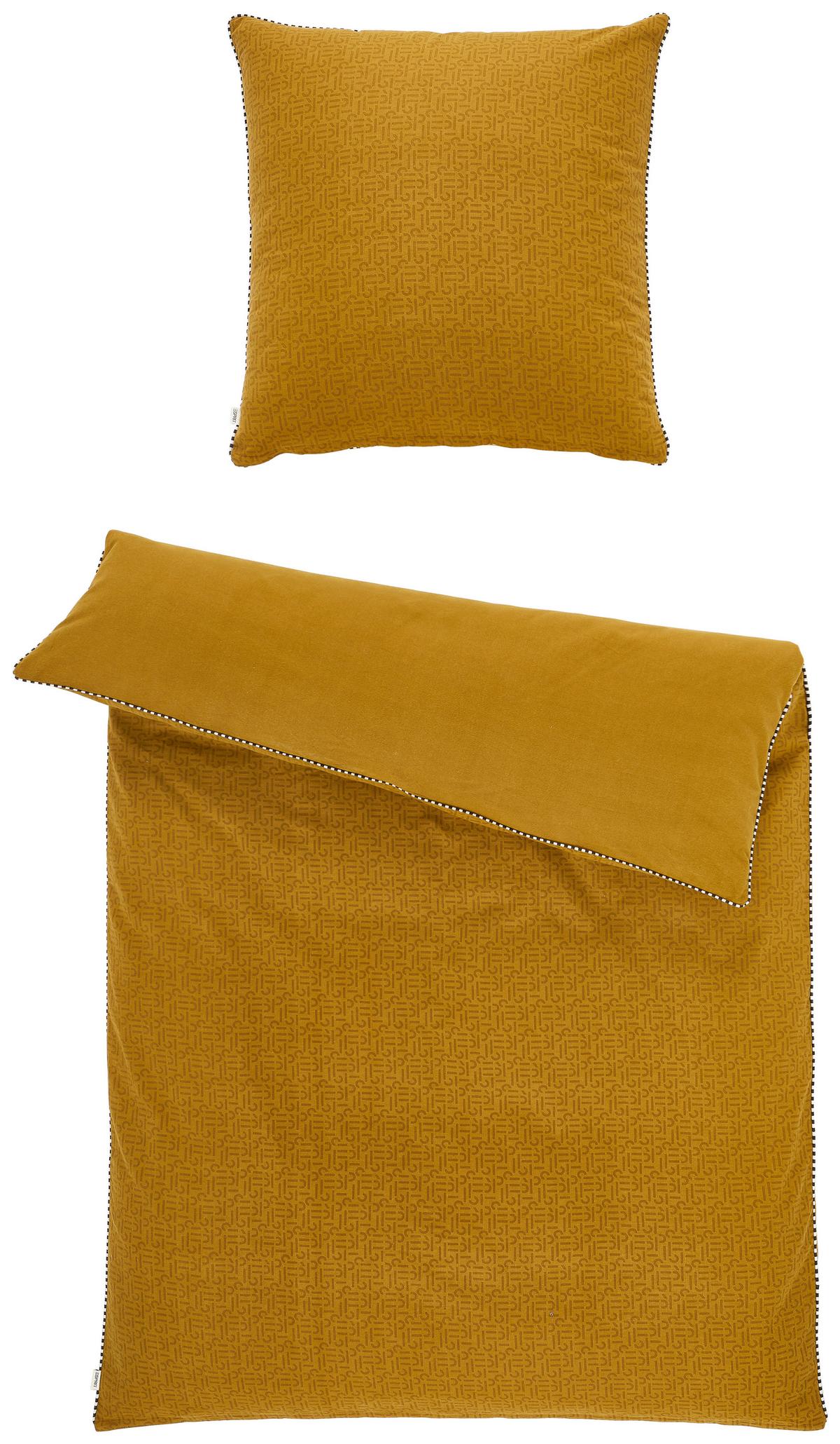 POŚCIEL DWUSTRONNA E-SCATTER-F - curry, Konventionell, tkanina (200/200cm) - Esprit