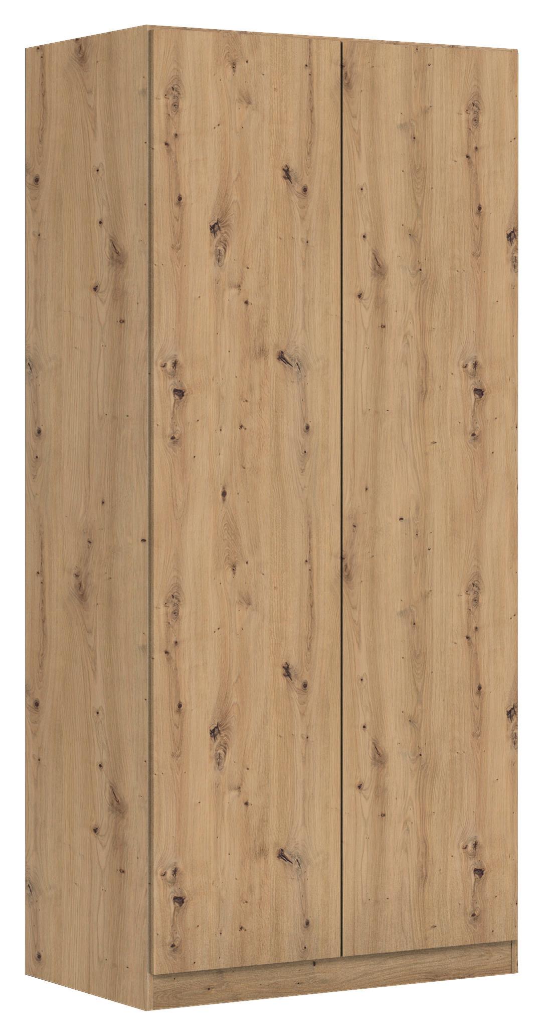 Drehtürenschrank COSTA ca.91x197x54cm Eiche Artisan - Eiche Artisan, MODERN, Holzwerkstoff (91/197/54cm) - Rauch Möbel