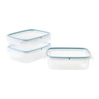 Set Recipiente De Alimente 3/1 Diego Cca. 1,8 L - albastru pastel/transparent, Konventionell, plastic (22,5/17,7/11cm) - Mömax
