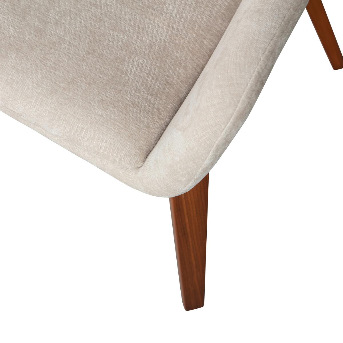 Armlehnstuhl-Set Base Sandfarben B: 58cm - Sandfarben/Braun, MODERN, Textil/Metall (58/80/58cm) - Livetastic