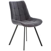 KRZESŁO FRITZ - czarny/szary, Lifestyle, metal/tkanina (54/86/62cm) - Livetastic