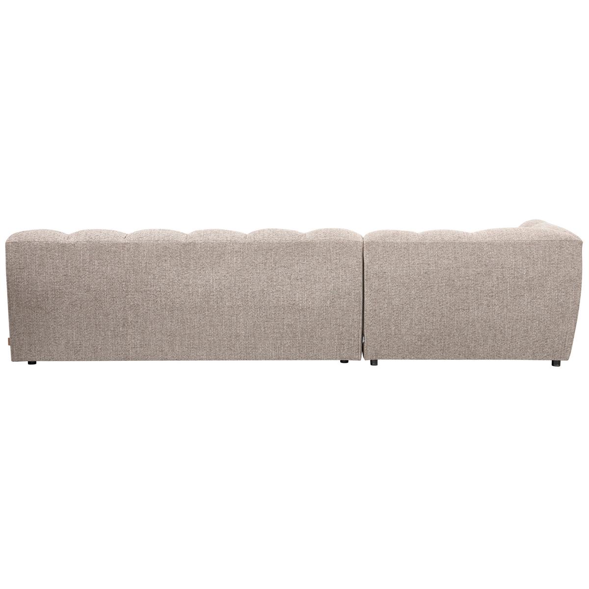 ECKSOFA Allure Braun S: 165x324cm - Schwarz/Braun, Design, Kunststoff/Textil (165/324cm) - Livetastic